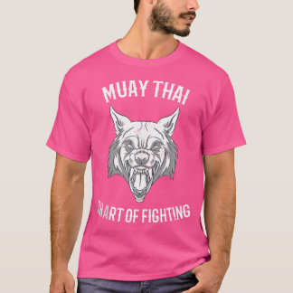 Muay Thai de kunst van de strijd T-shirt