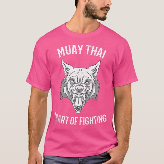 Muay Thai de kunst van de strijd T-shirt (Voorkant)
