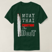 Muay Thai die het beste Thailand product vecht T-shirt (Design voorkant)