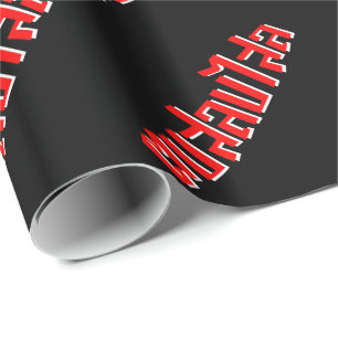 Muay Thai Dop Salop Salai = Slap Je Gekke Cadeaupapier