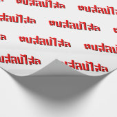 Muay Thai Dop Salop Salai = Slap Je Gekke Cadeaupapier (Hoek)