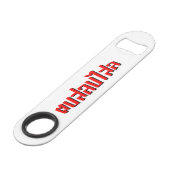 Muay Thai Dop Salop Salai = Slap Je Gekke Speed Flessenopener (Voorkant Gekanteld)