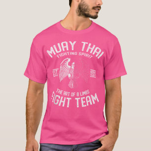 Muay Thai Eagle Fight Team Nak Muay Kickboksen T-shirt