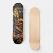 Muay-Thai Elements SK8 Schaats deck Persoonlijk Skateboard (Voorkant)