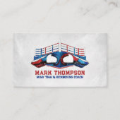 Muay Thai en Kickboksen Coach - Handschoenen en Ri Visitekaartje (Voorkant)