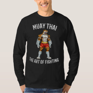 Muay Thai en Thai Boxing sterke tijger T-shirt