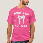 Muay Thai Fight Club Tiger MMA Street Fight Kickbo T-shirt (Voorkant)