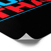 Muay Thai Fighter Boxing Martial Arts Hob Poster (Hoek)