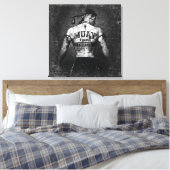 Muay Thai Fighter Canvas Afdruk (Insitu (Slaapkamer))