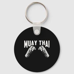 Muay Thai Fighter Fists MMA Club vechtsport Sleutelhanger
