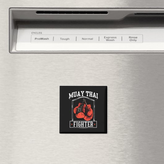 Muay Thai Fighter Hob1 Magneet (Insitu (Vaatwasser))