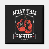 Muay Thai Fighter Hob1 Magneet (Voorkant)