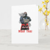 Muay Thai Fighter Kaart (Gele Bloem)