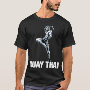 Muay Thai Fighter Nak Muay Kickboxing Gift T-shirt