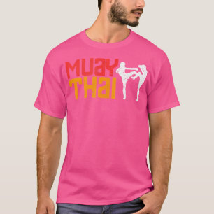 Muay Thai Fighter Training MMA Street Fight Kickbo T-shirt