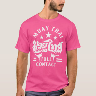 Muay Thai Fighter Volledige Contact MMA Street Fig T-shirt