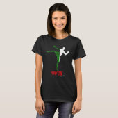 Muay Thai Fighting Mexico Thai Boxing T-shirt (Voorkant volledig)