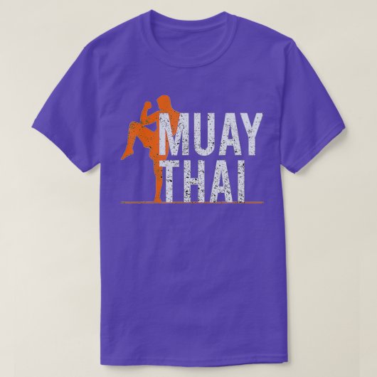 Muay Thai for Men Kinder Fighter Kickboxing T-shirt (Design voorkant)