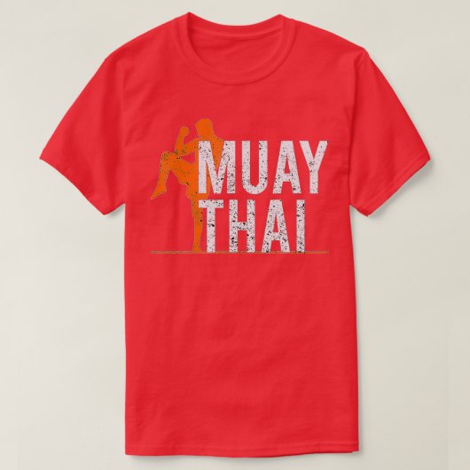 Muay Thai for Men Kinder Fighter Kickboxing T-shirt (Design voorkant)