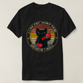 Muay Thai Funny Cat Kickboxing Thailand Boxing Cat T-shirt (Design voorkant)