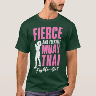 Muay Thai Girl Kickboxing Instructor Martial Arts T-shirt