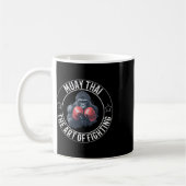 Muay Thai Gorilla - kunst van het vechten tegen Th Koffiemok (Links)