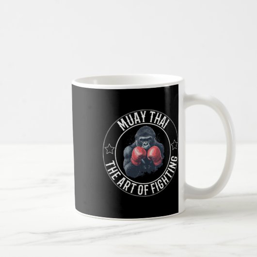 Muay Thai Gorilla - kunst van het vechten tegen Th Koffiemok (Rechts)