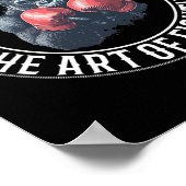 Muay Thai Gorilla - kunst van het vechten tegen Th Poster (Hoek)