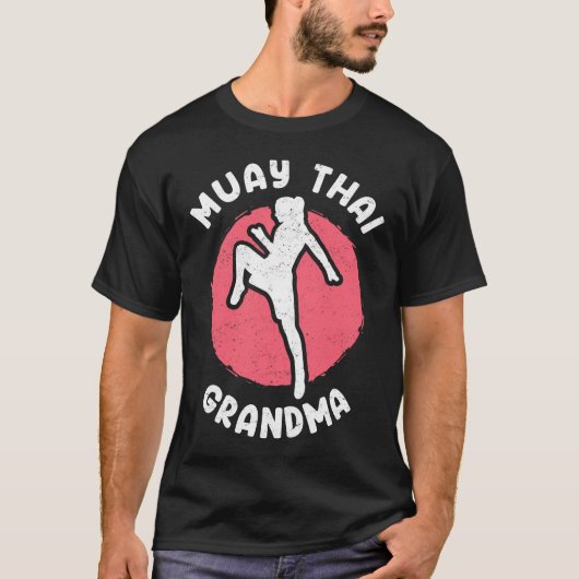 Muay Thai Grandma Muaythai T-shirt (Voorkant)
