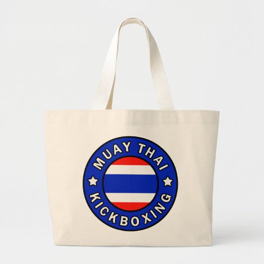 Muay Thai Grote Tote Bag (Voorkant)