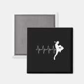 Muay Thai Heartbeat Thai Boxing Magneet (Voorkant / Achterkant)