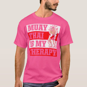 Muay Thai is mijn Therapy Tiger Muay Thai T-shirt