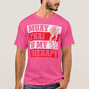 Muay Thai is mijn Therapy Tiger Muay Thai T-shirt