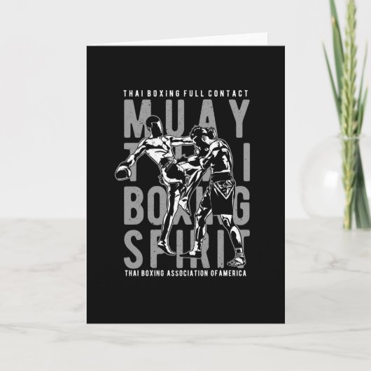 Muay Thai Kaart (Voorkant)
