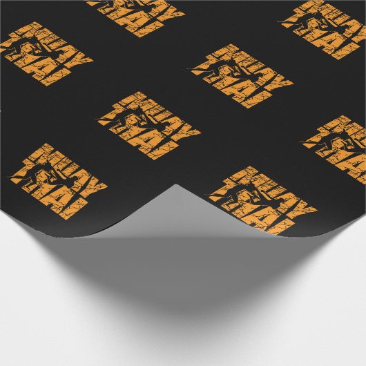 Muay Thai Kampf mit Stil Cadeaupapier (Hoek)