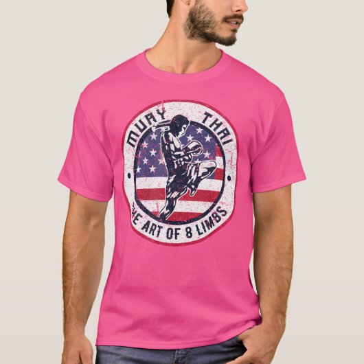 Muay Thai Karate Boxing Mixed Martial Arts T-shirt (Voorkant)