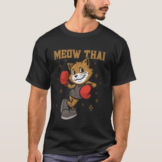 Muay Thai Kat T-shirt (Voorkant)