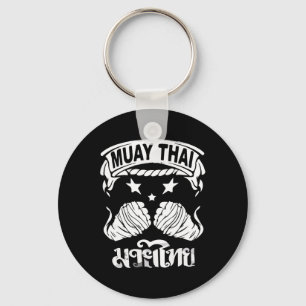 Muay Thai Kickboksen Traditionele Thaise Vechtkuns Sleutelhanger
