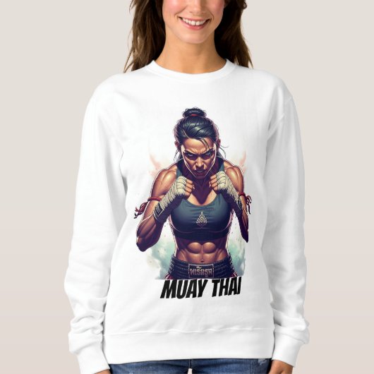 Muay Thai Kickboksen Vechtkunst Trui (Voorkant)