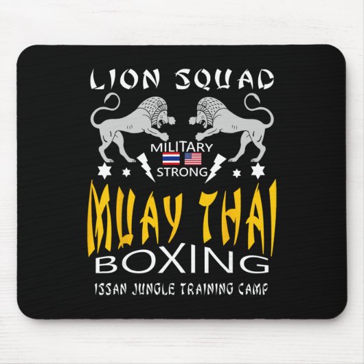Muay Thai Kickbokstraining Mma Workout Gym Muismat (Voorkant)