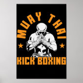 Muay Thai Kickboxen Poster (Voorkant)