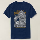 Muay Thai Kickboxing Tattoo Sak Yant Hanuman 1 T-shirt (Design voorkant)