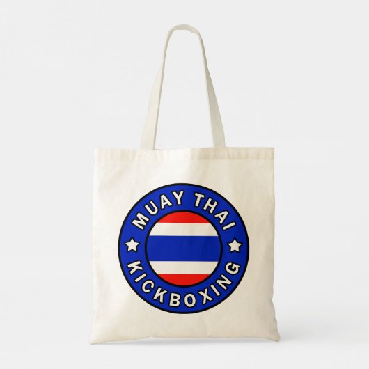 Muay Thai Kickboxing Tote Bag (Achterkant)