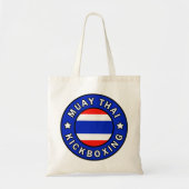 Muay Thai Kickboxing Tote Bag (Voorkant)
