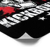 Muay Thai Kickboxing Traditional Techniques  Poster (Hoek)