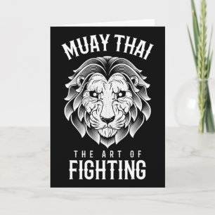 Muay Thai Leeuw Thaiboksen En Mma  Kaart