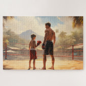 Muay Thai Legacy: Vader-Zoon Legpuzzel (Horizontaal)