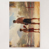 Muay Thai Legacy: Vader-Zoon Legpuzzel (Verticaal)