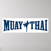 Muay Thai Logo Poster (Voorkant)