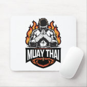 Muay Thai Logo - Thai Boxing Fighter Muismat (Met muis)